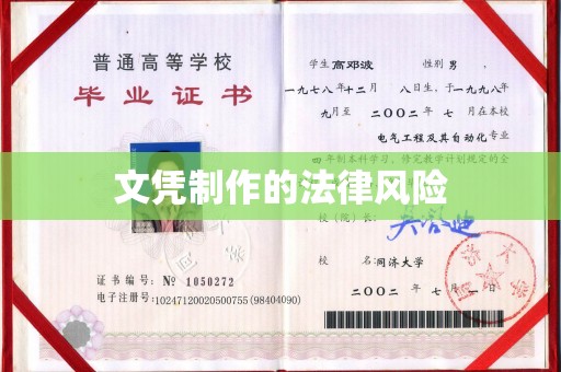 融水文凭制作的法律风险