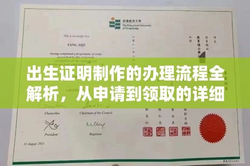 衡山出生证明制作的办理流程全解析，从申请到领取的详细指南